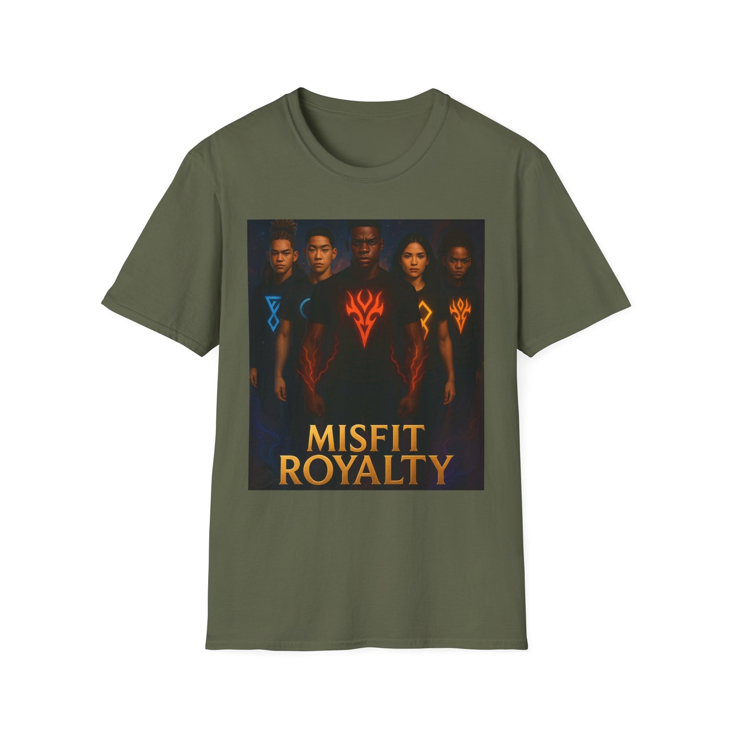 Misfit Royalty- Unisex Softstyle T-Shirt