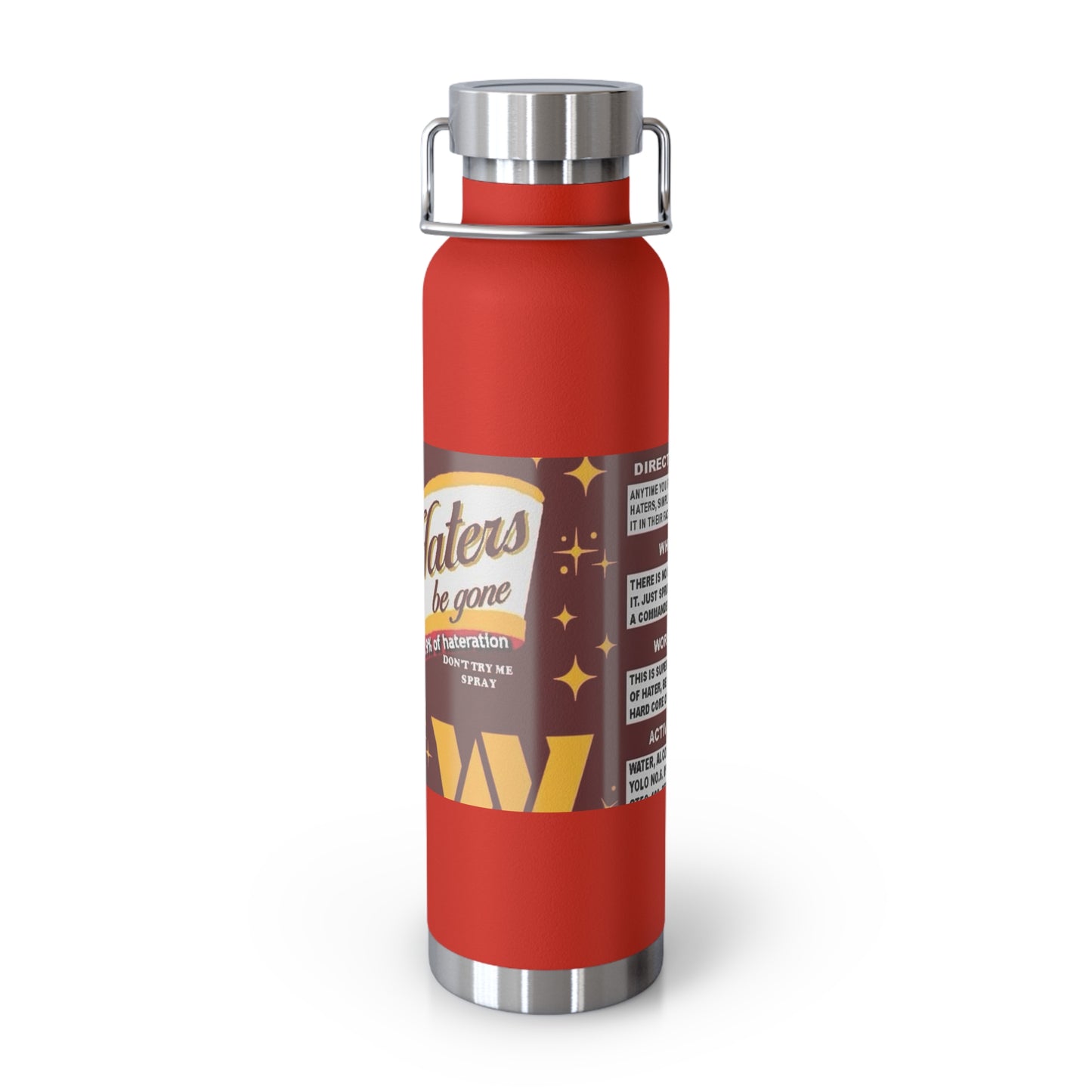 Wizard Haters - Copper Vacuum Insulated Bottle, 22oz